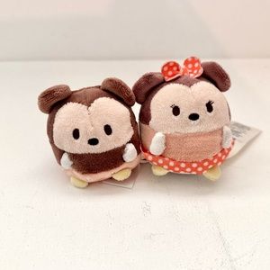 1️⃣ Disney’s Ufufy Mickey and Minnie Plush Set